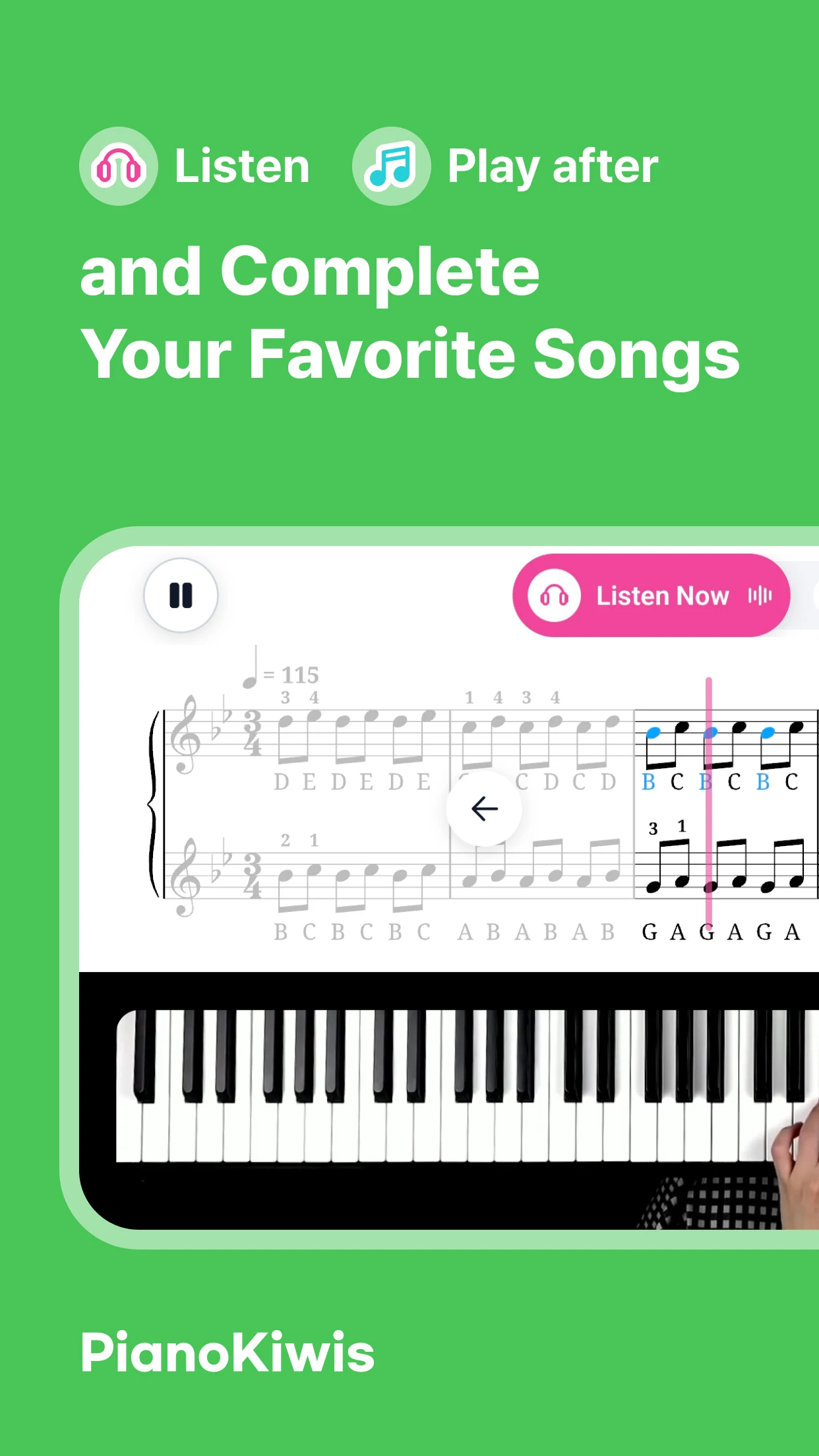 PianoKiwis: AI Piano Practice screenshot